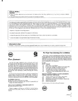 Preview for 3 page of Pioneer PDF904 Operating Instructions Manual