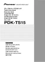 Preview for 1 page of Pioneer PDK-TS15 Operating Instructions Manual