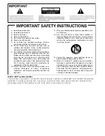 Предварительный просмотр 2 страницы Pioneer PDP-4216HD Operating Instructions Manual