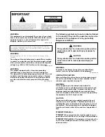 Preview for 3 page of Pioneer PDP-4270XA Operating Instructions Manual