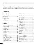 Preview for 4 page of Pioneer PDP-4270XA Operating Instructions Manual