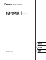 Pioneer PDP-427XDA Operating Instructions Manual preview