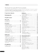 Preview for 4 page of Pioneer PDP-427XDA Operating Instructions Manual