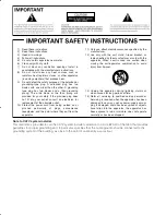 Preview for 2 page of Pioneer PDP-42A3HD Operating Instructions Manual