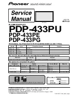 Pioneer PDP-433PE Service Manual preview