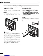 Preview for 16 page of Pioneer PDP-436FDE Operating Instructions Manual