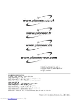 Preview for 141 page of Pioneer PDP-436FDE Operating Instructions Manual