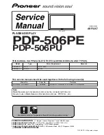 Pioneer PDP-436PU Service Manual preview