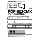 Preview for 1 page of Pioneer PDP 503CMX Service Manual