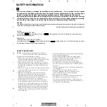 Preview for 2 page of Pioneer PDP 503CMX Service Manual