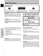 Preview for 4 page of Pioneer PDP-503MXE Operating Instructions Manual