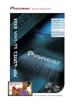 Pioneer PDP-61MXE1 Brochure & Specs preview
