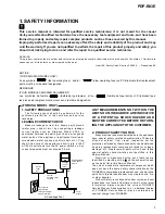 Preview for 3 page of Pioneer PDP-R03E Service Manual