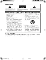 Предварительный просмотр 2 страницы Pioneer PDP4350SX Operating Instructions Manual