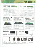 Предварительный просмотр 7 страницы Pioneer PDP505CMX - HD Plasma Display Brochure & Specs