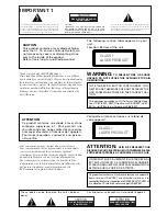 Предварительный просмотр 2 страницы Pioneer PDR-L77 Operating Instructions Manual