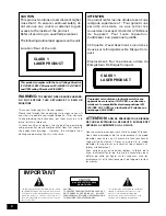 Preview for 2 page of Pioneer PDR-W739 Operating Instructions Manual