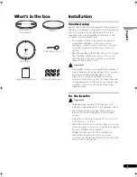 Предварительный просмотр 3 страницы Pioneer PIONEER S-IC621D Operating Instructions Manual