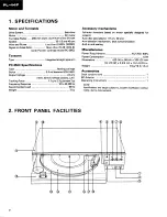 Preview for 2 page of Pioneer PL-44F Service Manual