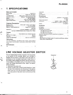 Preview for 3 page of Pioneer PL-500X Service Manual