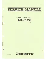 Pioneer PL-51 Service Manual preview