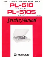 Preview for 1 page of Pioneer pl-510 KCT Service Manual