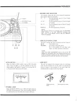 Preview for 7 page of Pioneer PL-560 Operating Instructions Manual