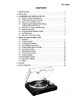 Preview for 2 page of Pioneer PL-A45 Service Manual