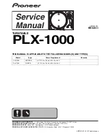 Pioneer PLX-1000 Service Manual preview
