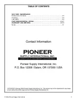 Предварительный просмотр 3 страницы Pioneer PNR 14-150 Operation Manual