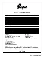 Предварительный просмотр 8 страницы Pioneer PNR 14-150 Operation Manual