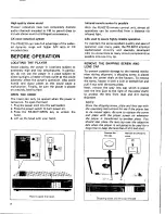 Preview for 8 page of Pioneer PR-8210 Operating Instructions Manual