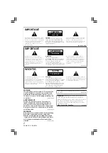 Предварительный просмотр 2 страницы Pioneer PRA-BD11 Operating Instructions Manual