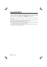 Предварительный просмотр 22 страницы Pioneer PRA-BD11 Operating Instructions Manual