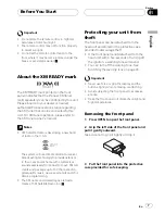 Preview for 7 page of Pioneer Premier DEH-P350 Operation Manual