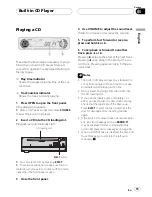 Preview for 15 page of Pioneer Premier DEH-P350 Operation Manual