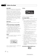 Preview for 6 page of Pioneer Premier DEH-P410UB Operation Manual