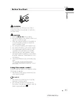 Preview for 9 page of Pioneer Premier DEH-P410UB Operation Manual