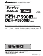 Preview for 1 page of Pioneer Premier DEH-P590IB Service Manual