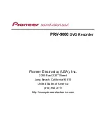 Preview for 150 page of Pioneer PRV-9000 Operating Instructions Manual