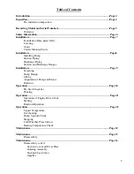 Preview for 2 page of Pioneer PT Series Operation & Maintenance Manual