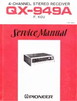 Pioneer QX-949A F Service Manual preview