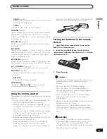 Preview for 17 page of Pioneer RCS-404H Operating Instructions Manual