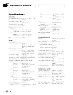 Preview for 88 page of Pioneer RDS DEH-P40MP Operation Manual