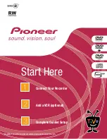 Pioneer Recorder Start Here Manual preview