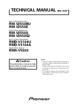 Pioneer RMD-V3104U Manual preview
