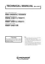 Pioneer RMF-V4011 Technical Manual preview