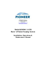 Pioneer RP4500 SATR Installation, Operation & Maintenance Manual предпросмотр