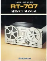 Pioneer RT-707 Service Manual preview