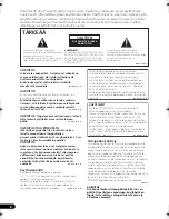 Preview for 82 page of Pioneer S-51W Operating Instructions Manual